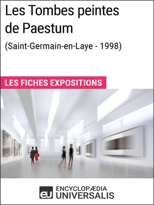 cover image of Les Tombes peintes de Paestum (Saint-Germain-en-Laye--1998)